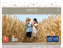 Tablet Screenshot of meadowschildrensnursery.com